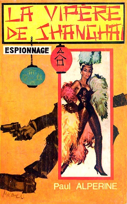 French Pulp Cover, La Vipére De Shanghai