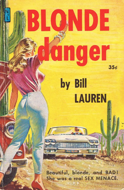 Pulp International Assorted Vintage Book Covers Featuring Hitchhikers