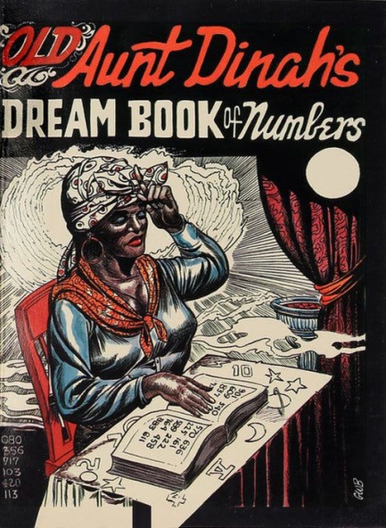 Pulp International Cover By Gene Bilbrew For Old Aunt Dinahs Dream Book Of Numbers