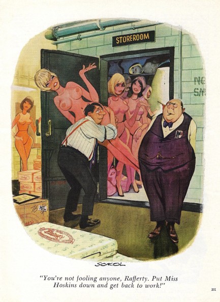 Playboy Cartoon Porn - Pulp International - assorted Erich Sokol cartoons from Playboy