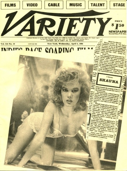 Retro Porn Newspapers - Pulp International - Vintage Variety cover with Shauna Grant ...