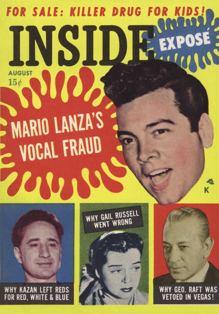 Pulp International - Inside magazine August 1955 cover and scans