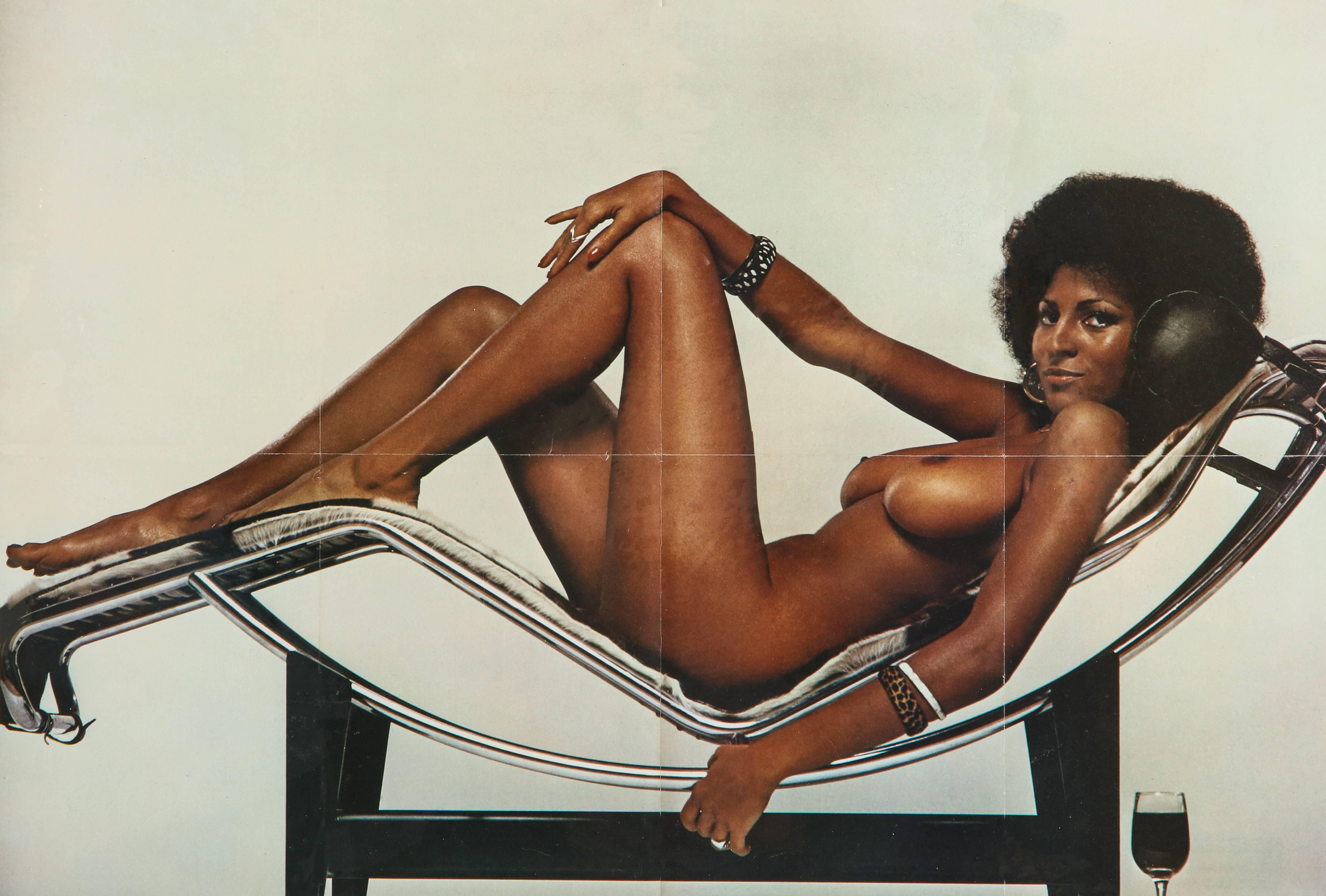 Pulp International - 1974 nude image of Pam Grier