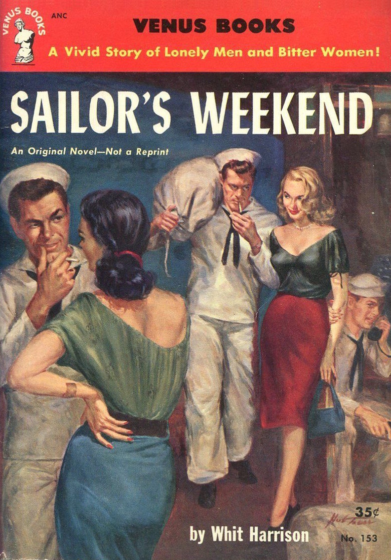 Pulp International - Vintage cover for Sailors Weekend by Whit Harrison